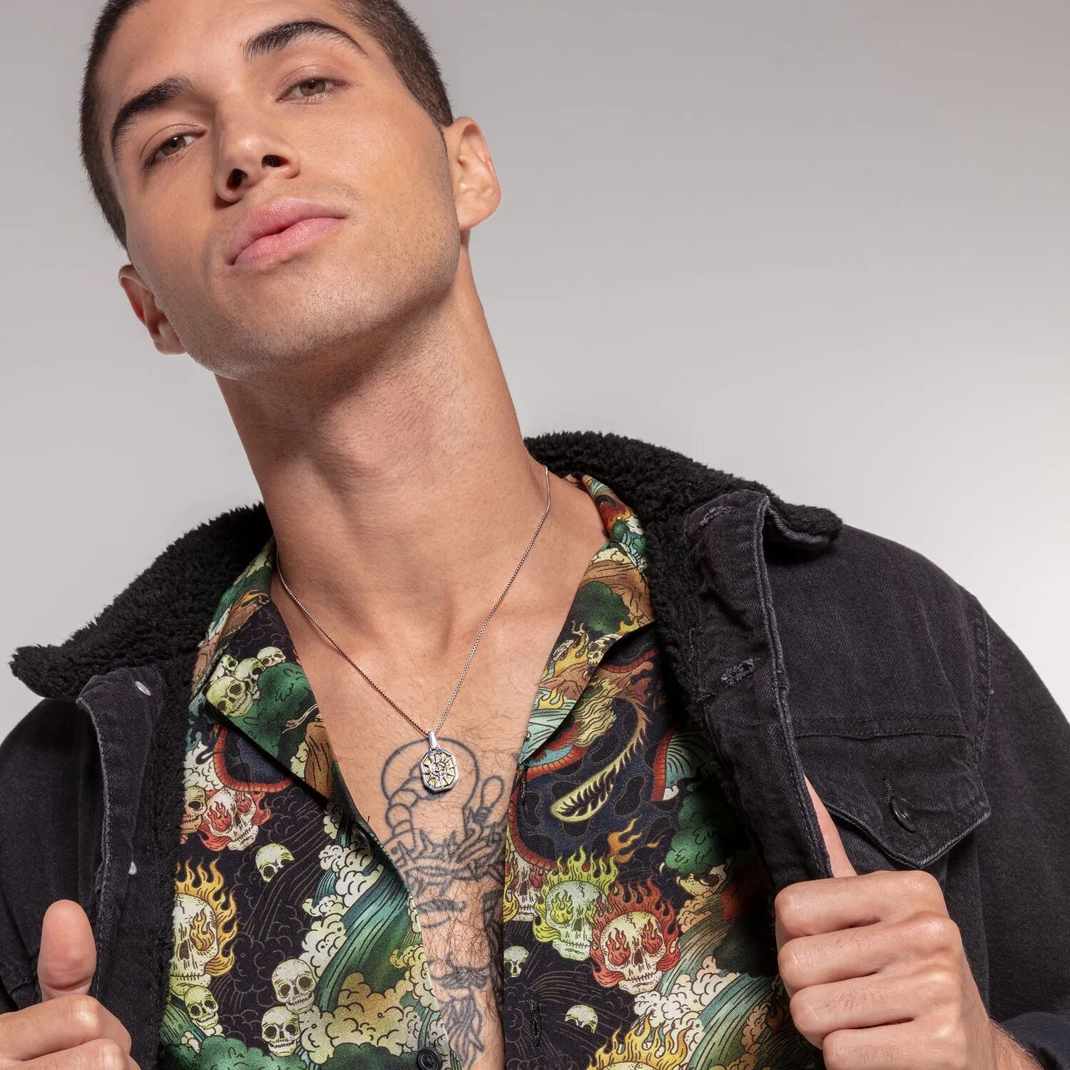 Thomas Sabo Herrenanhänger Schmuck Anhänger Kompass Gold