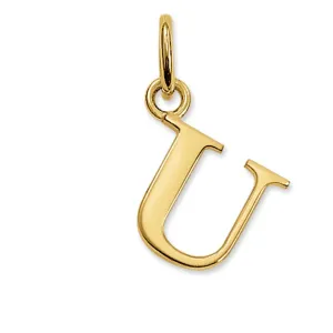 Thomas Sabo Herrenanhänger Schmuck Anhänger Buchstabe U