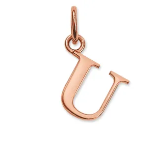 Thomas Sabo Herrenanhänger Schmuck Anhänger Buchstabe U