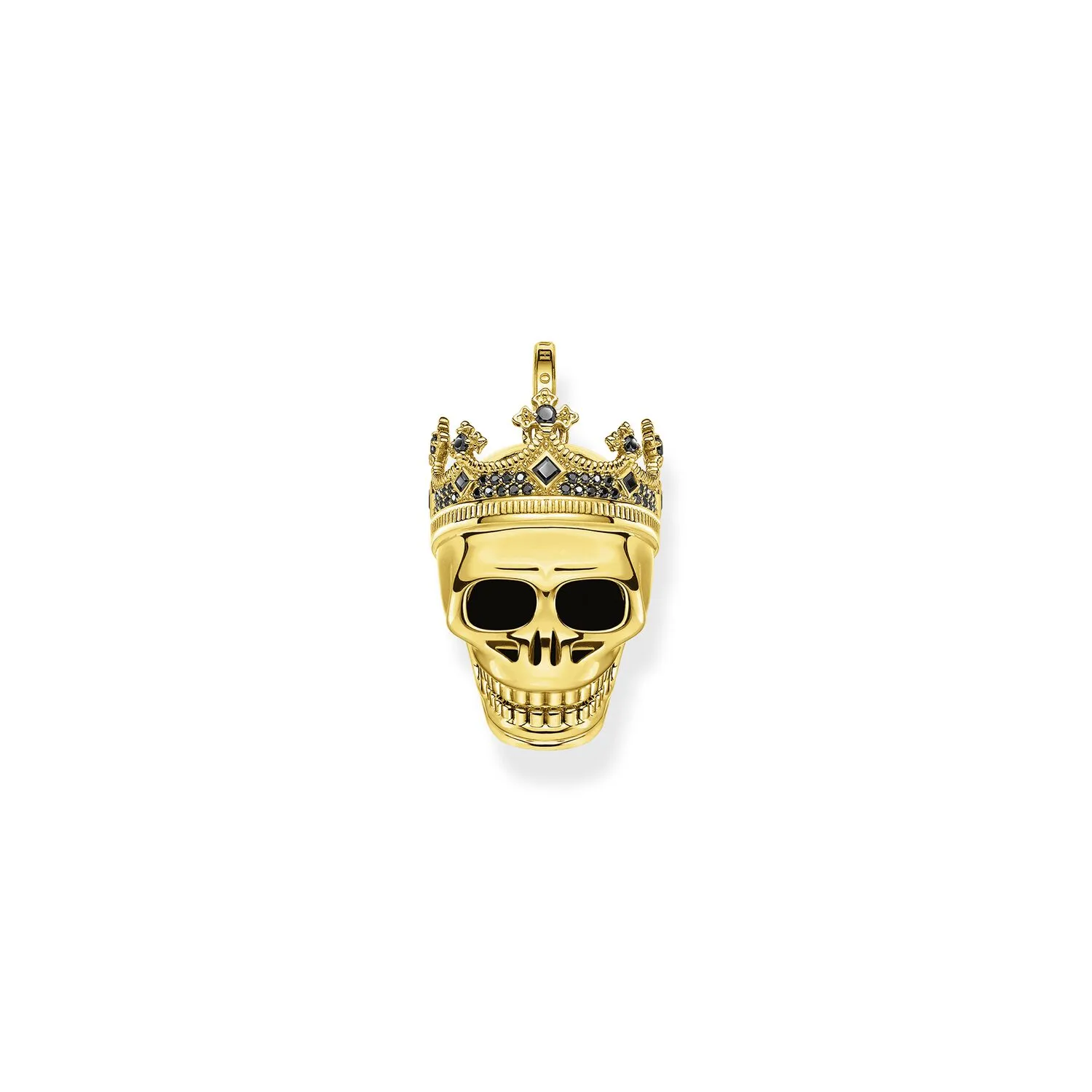 Thomas Sabo Herren Anhänger Schmuck Anhänger Totenkopf Gold
