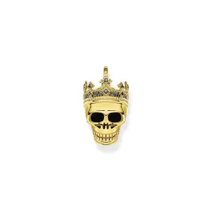 Thomas Sabo Herren Anhänger Schmuck Anhänger Totenkopf Gold