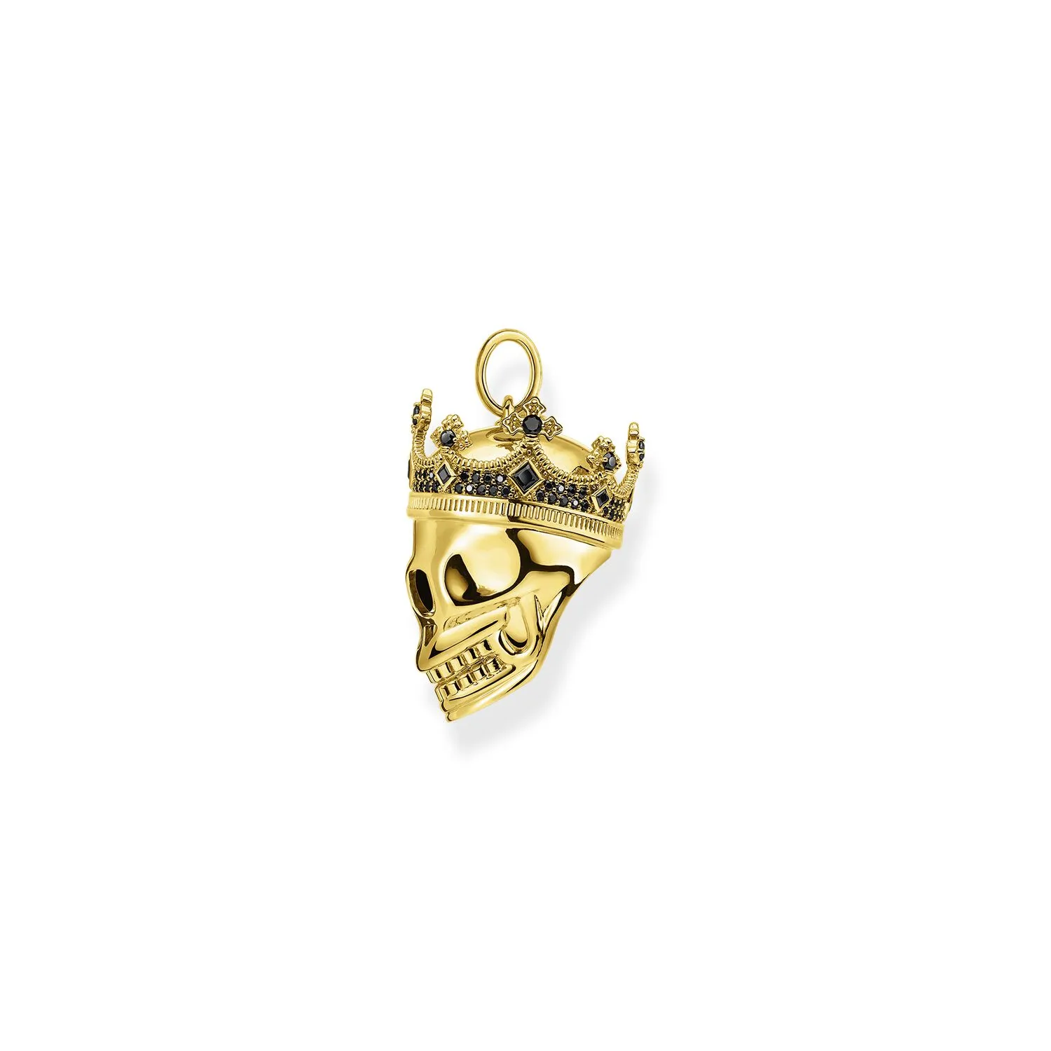 Thomas Sabo Herren Anhänger Schmuck Anhänger Totenkopf Gold