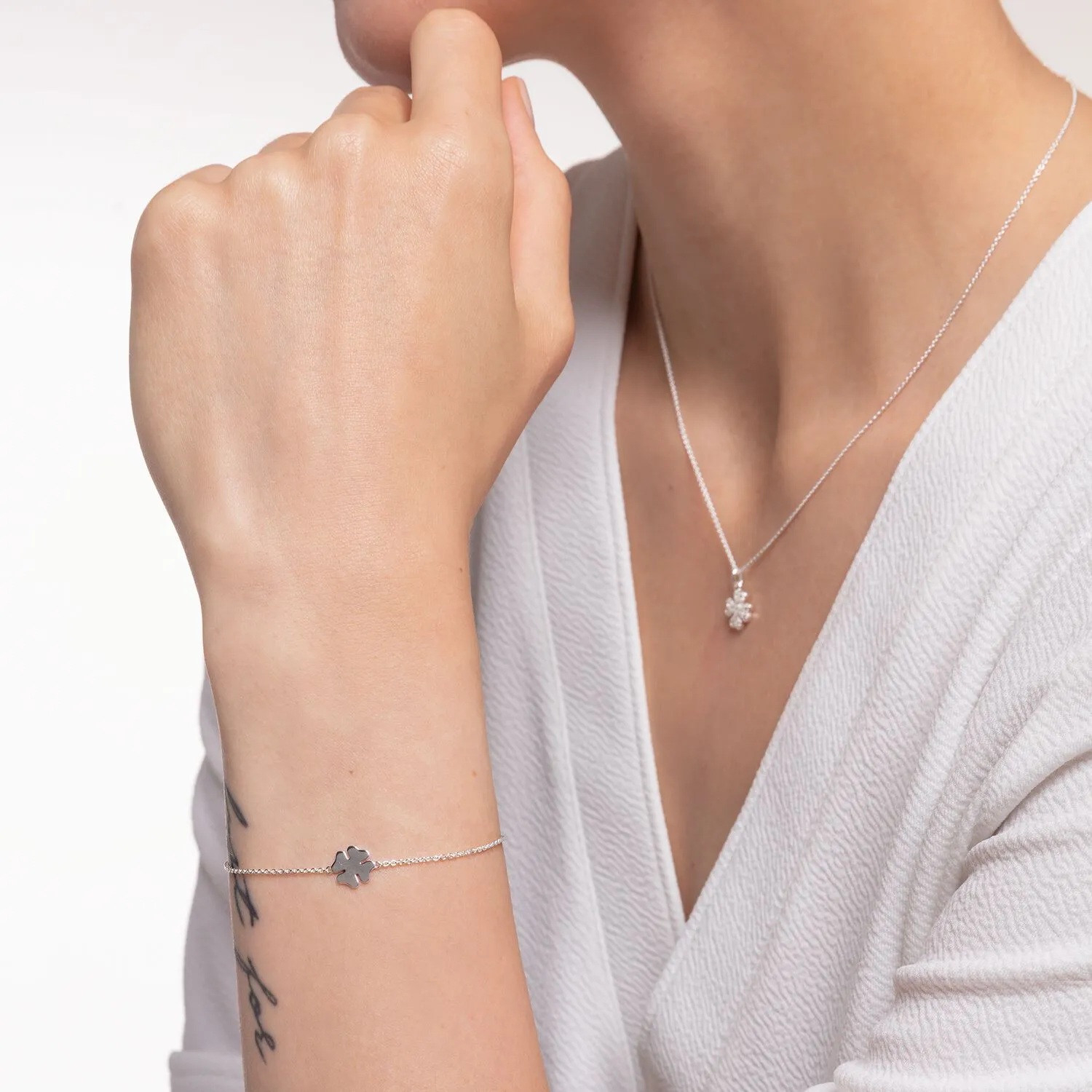 Thomas Sabo Damenarmbänder Armband Kleeblatt