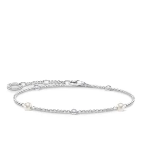 Thomas Sabo Damenarmbänder Armband mit weißem Stein