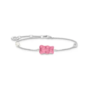 Thomas Sabo Damenarmband Armband mit Roségoldbär, Süßwasserperle & Zirkonia