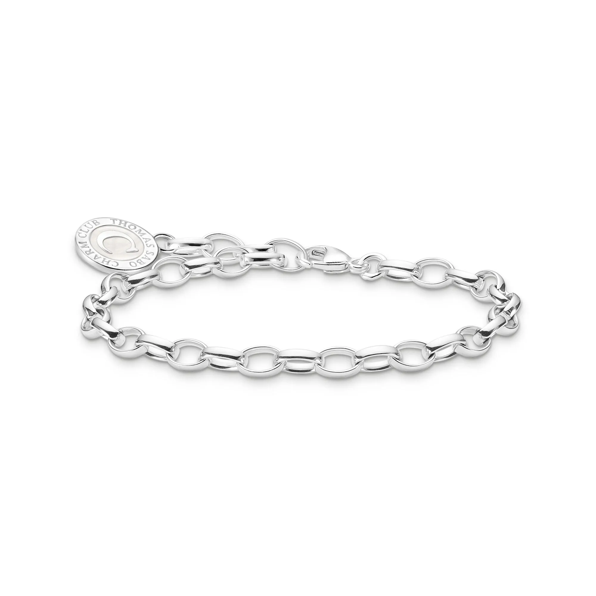 Thomas Sabo Damenarmbänder Charm-Armband mit kaltem Emaille Silber