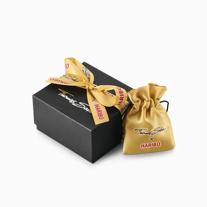 Thomas Sabo Damenarmbänder Perlenarmband mit schwarzen Goldbären