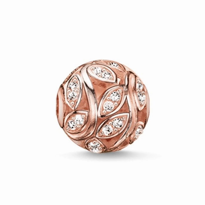 Thomas Sabo 18K Rose Gold Plated Twines Karma Bead K0080-416-13