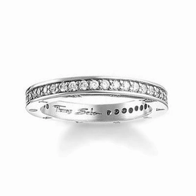 Thomas Sabo 3mm Zirconia Full Eternity Ring TR1700-051-14
