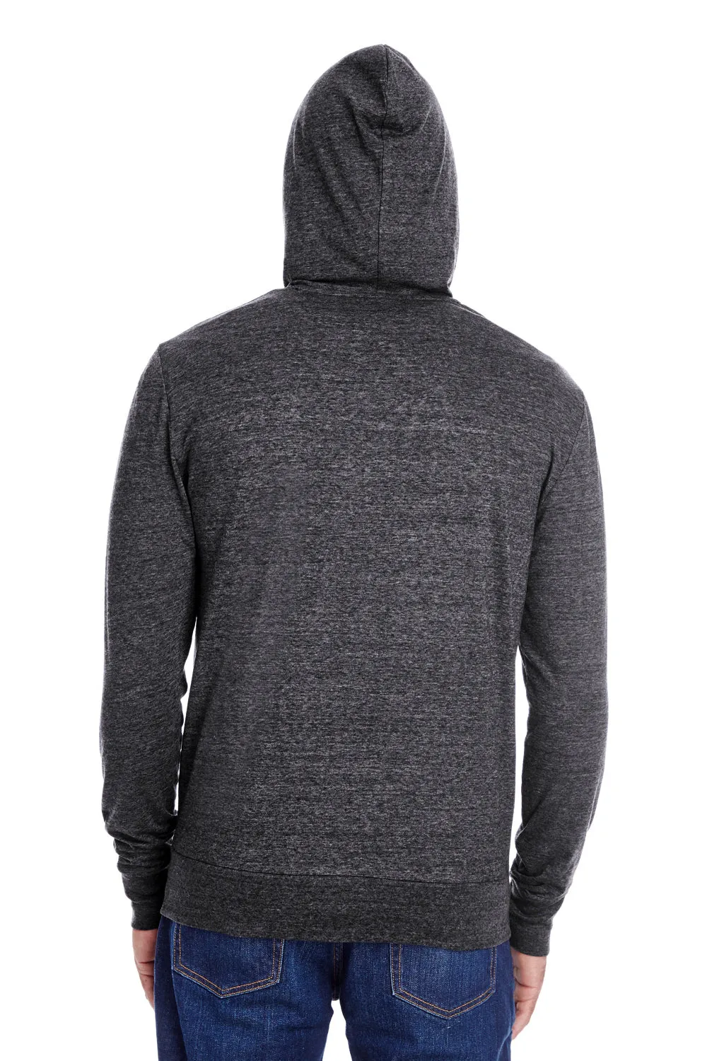 Threadfast Apparel Herren Kapuzenpullover mit Reißverschluss und Taschen - Schwarze Kleidung Threadfast-Apparel