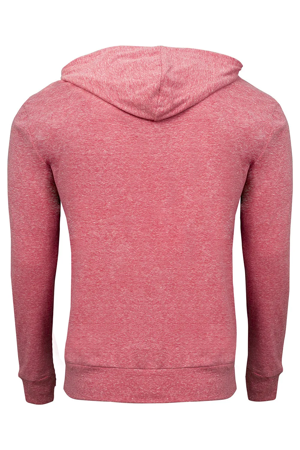 Threadfast-Apparel Herren Kapuzenpullover mit Reißverschluss und Taschen - Rote Kleidung Threadfast-Apparel
