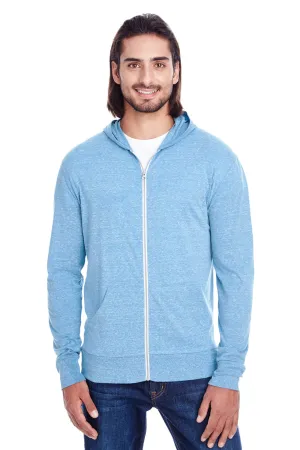 Threadfast-Apparel Herren Kapuzenpullover mit Reißverschluss und Taschen - Königsblau Bekleidung Threadfast-Apparel