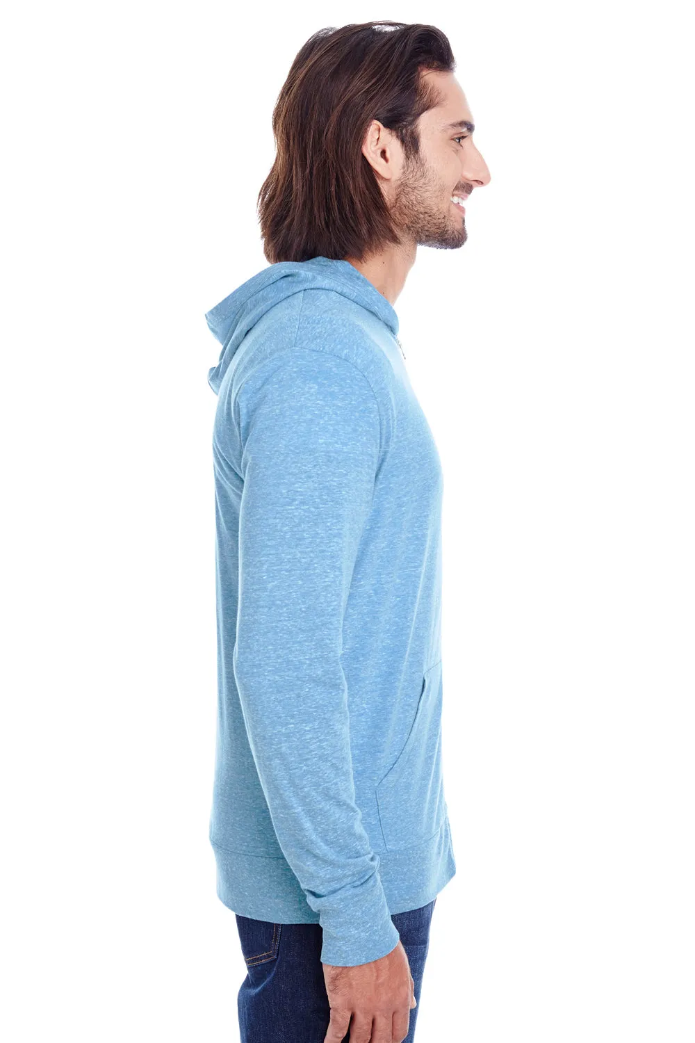 Threadfast-Apparel Herren Kapuzenpullover mit Reißverschluss und Taschen - Königsblau Bekleidung Threadfast-Apparel