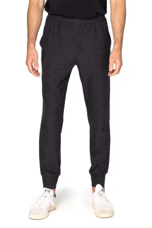 Threadfast Apparel Herren Impact Jogginghose mit Taschen - Heather Black Kleidung Threadfast-Apparel