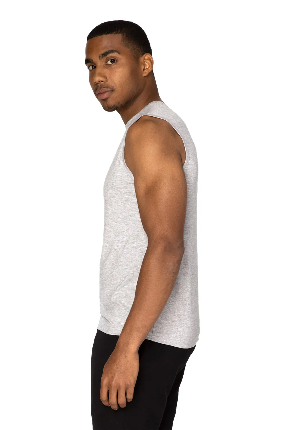 Threadfast Apparel Herren Impact Tanktop - Heather Graue Kleidung Threadfast-Apparel