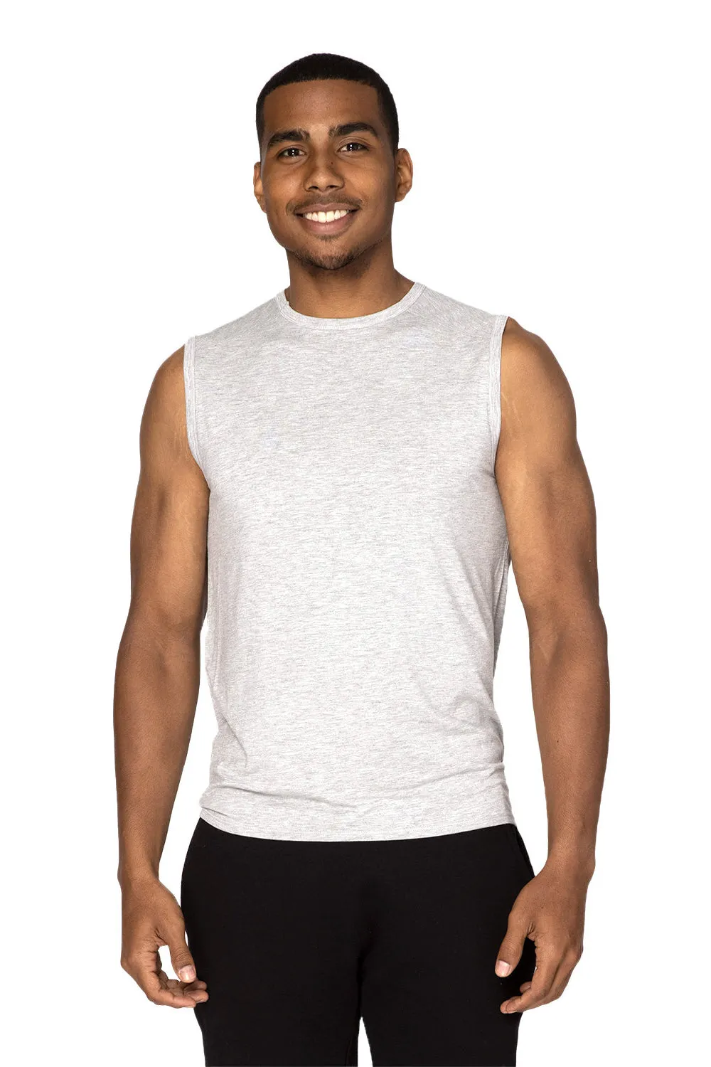 Threadfast Apparel Herren Impact Tanktop - Heather Graue Kleidung Threadfast-Apparel