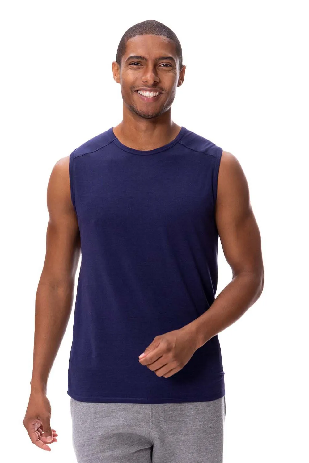 Threadfast Apparel Herren Impact Tanktop - Marineblau Kleidung Threadfast-Apparel