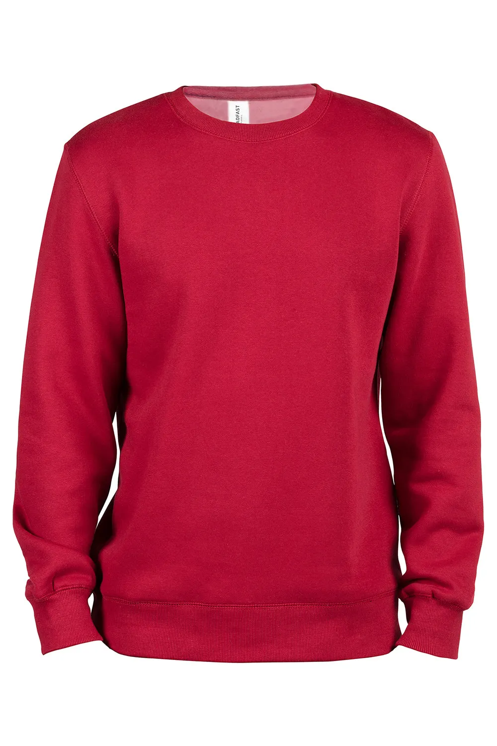 Threadfast Apparel Herren Ultimate Fleece Crewneck Sweatshirt - Burgunderrote Kleidung Threadfast-Apparel
