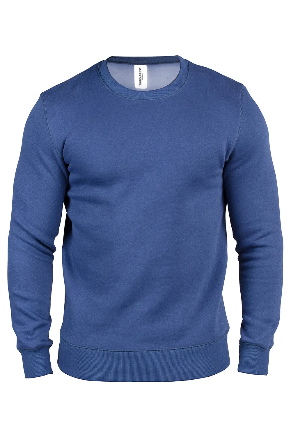 Threadfast Apparel Herren Ultimate Fleece Crewneck Sweatshirt - Marineblau