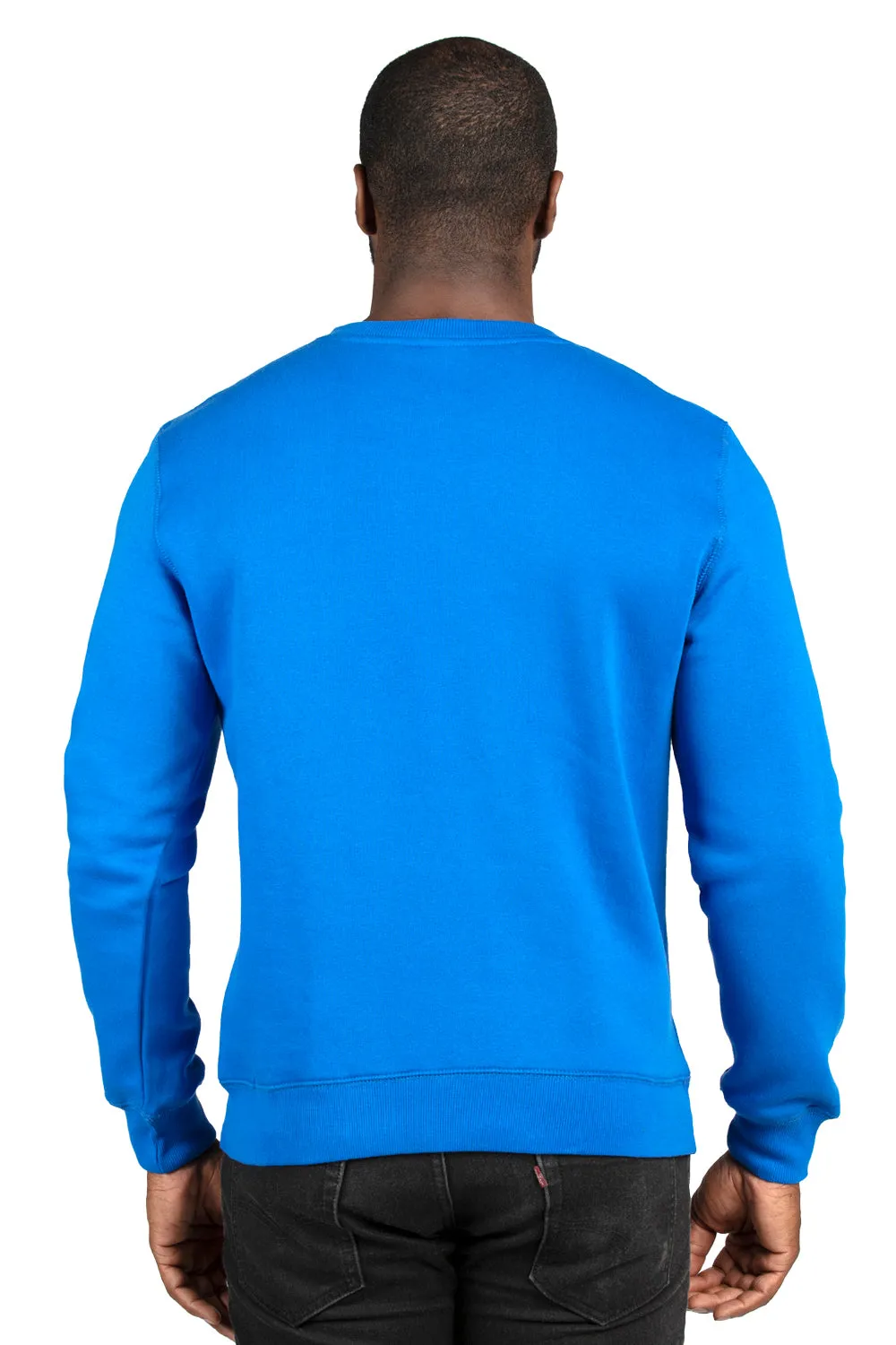 Threadfast Apparel Herren Ultimate Fleece Crewneck Sweatshirt - Königsblau
