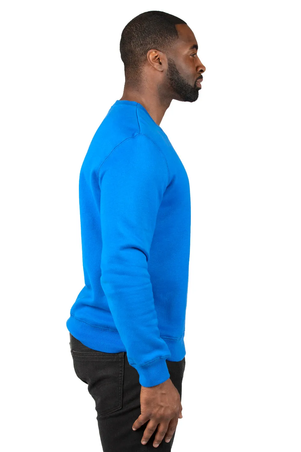 Threadfast Apparel Herren Ultimate Fleece Crewneck Sweatshirt - Königsblau
