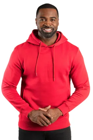 Threadfast Apparel Herren Ultimate Fleece Kapuzenpullover mit Taschen - Rot