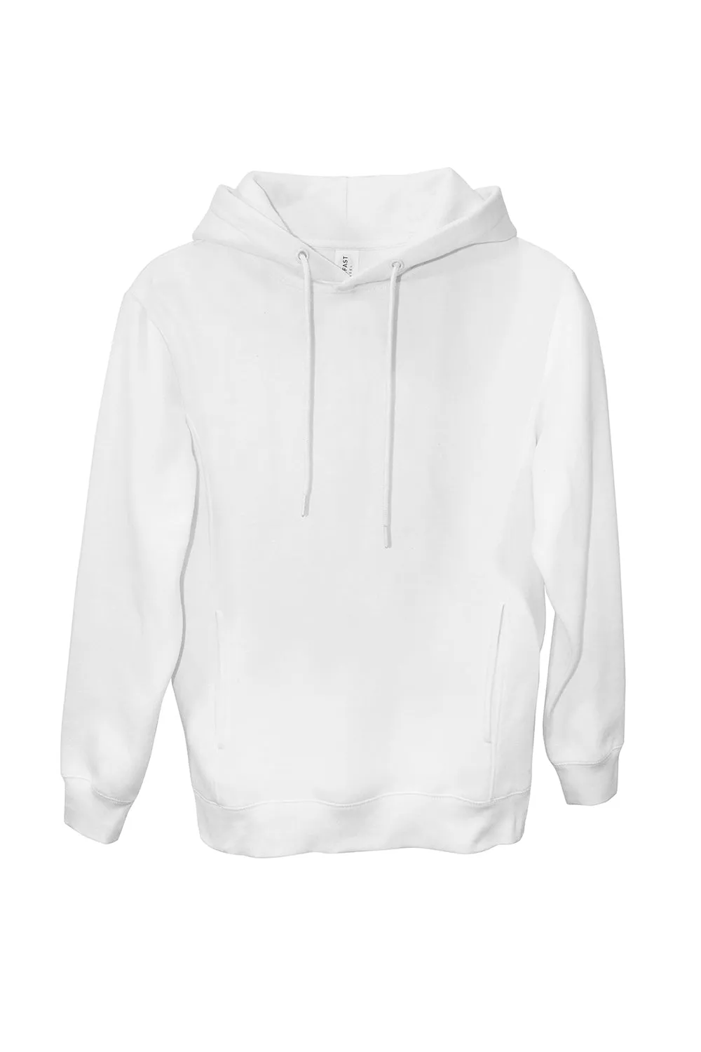 Threadfast Apparel Herren Ultimate Fleece Kapuzenpullover Hoodie mit Taschen - Weiß Kleidung Threadfast-Apparel