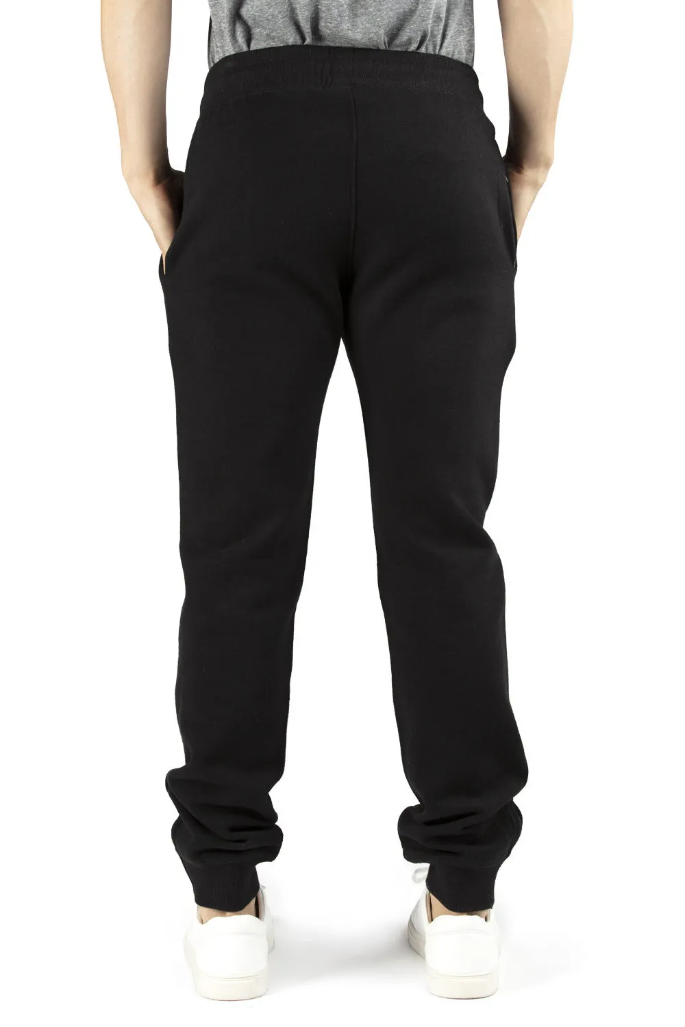 Threadfast Apparel Herren Ultimate Fleece Sweathose mit Taschen - Schwarz