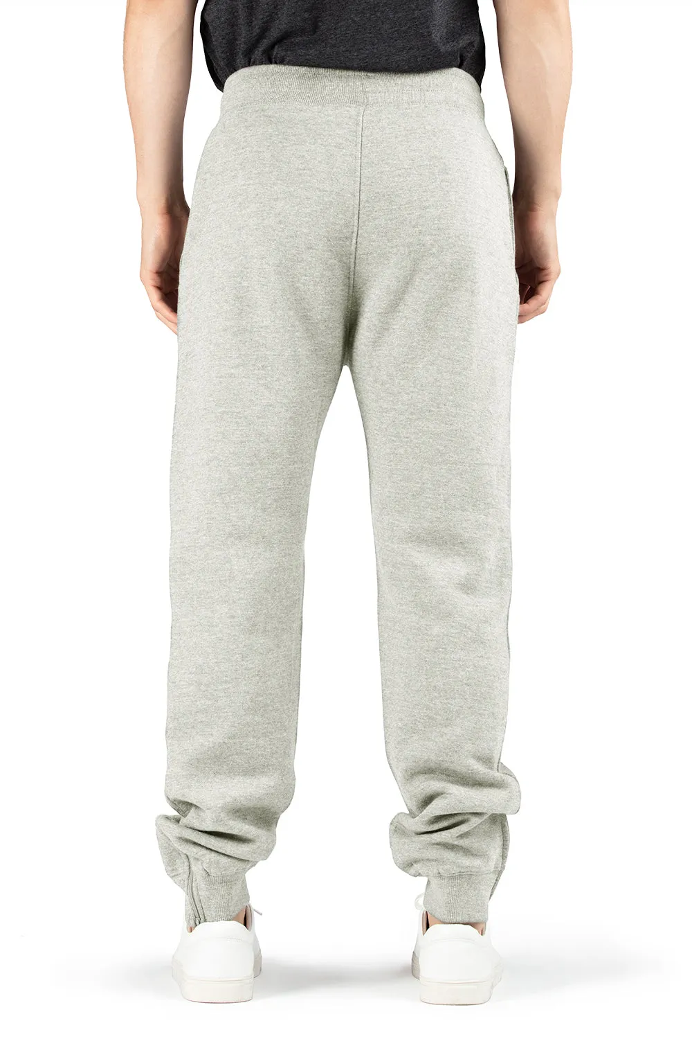 Threadfast Apparel Herren Ultimate Fleece Sweathose mit Taschen - Heather Oatmeal Kleidung Threadfast-Apparel