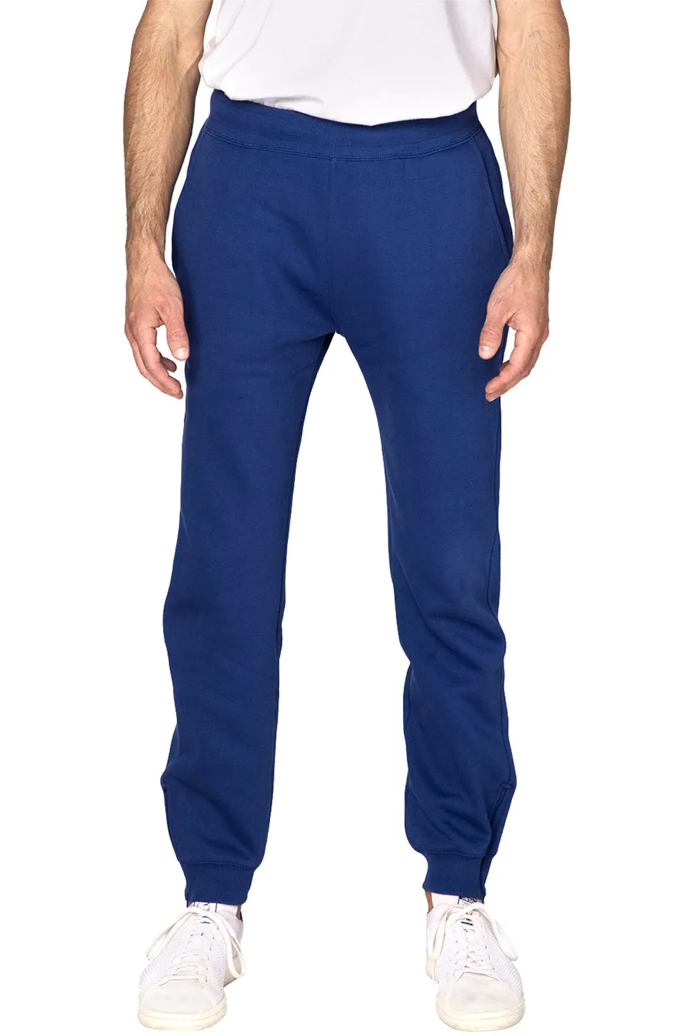 Threadfast Apparel Herren Ultimate Fleece Sweathose mit Taschen - Marineblau