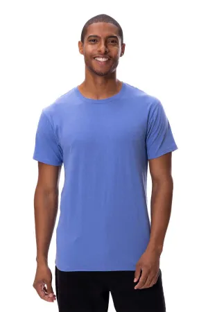 Threadfast Apparel Herren Ultimate Kurzarm Rundhals T-Shirt - Denim Blau Bekleidung Threadfast-Apparel