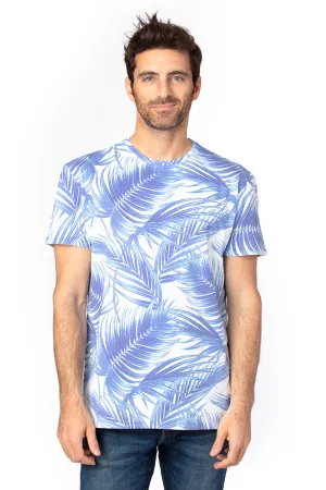 Threadfast Apparel Herren Ultimate Kurzarm Rundhals T-Shirt - Palm Paradise Kleidung Threadfast-Apparel