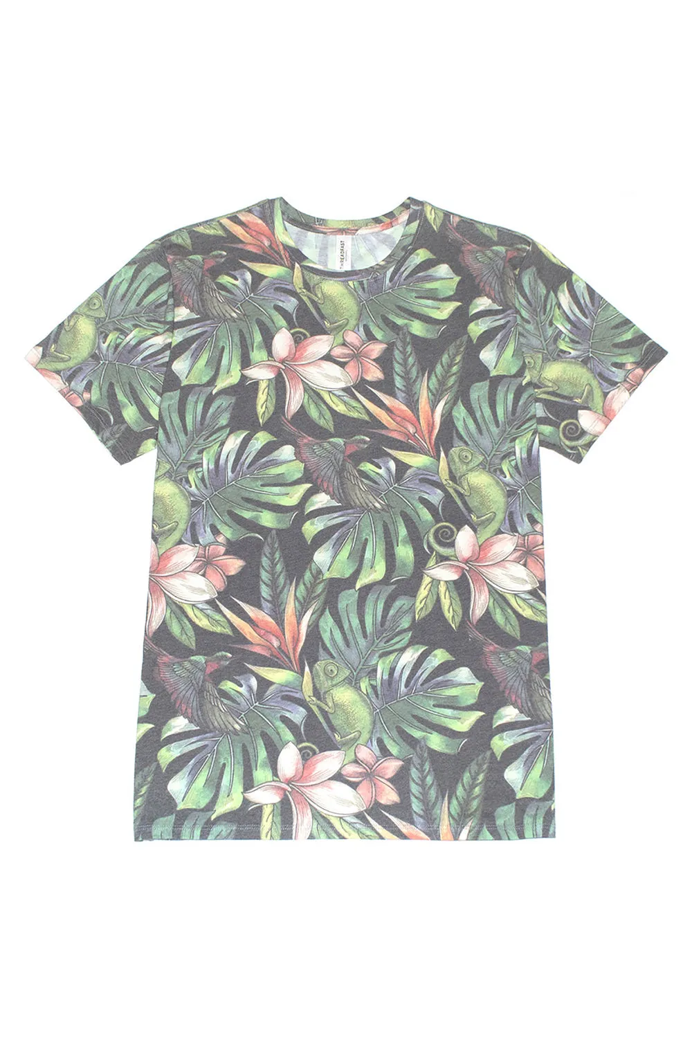 Threadfast Apparel Herren Ultimate Kurzarm Rundhals T-Shirt - Tropische Dschungel Kleidung Threadfast-Apparel