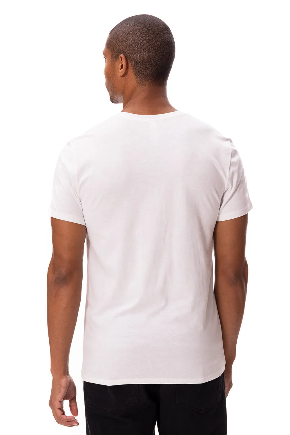 Threadfast Apparel Herren Ultimate Kurzarm Rundhals T-Shirt - Weiß Kleidung Threadfast-Apparel