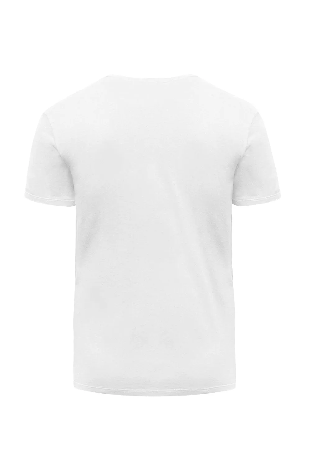 Threadfast Apparel Herren Ultimate Kurzarm Rundhals T-Shirt - Weiß Kleidung Threadfast-Apparel