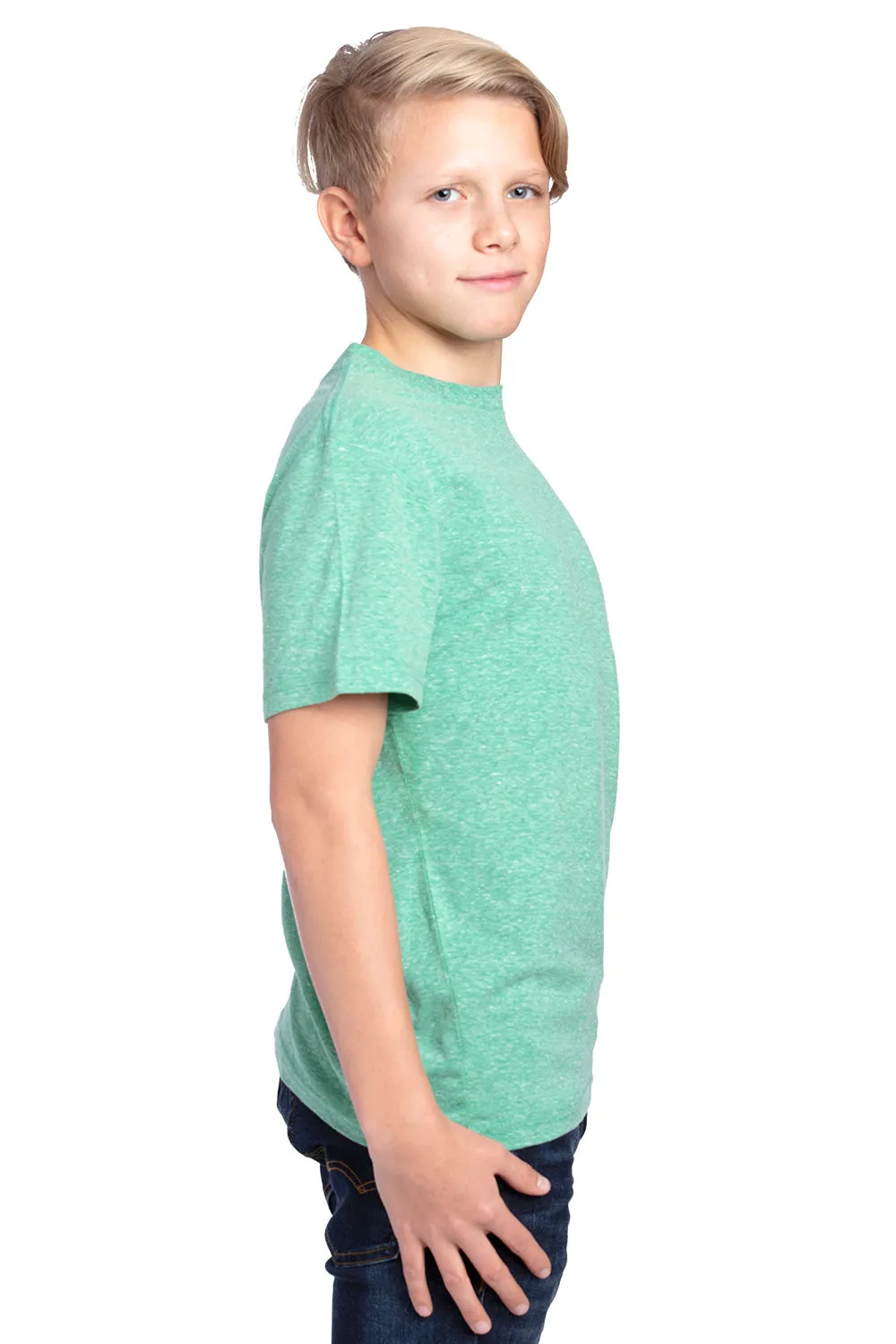 Threadfast Apparel Jugendliches Kurzarm-T-Shirt mit Rundhalsausschnitt - Grüne Bekleidung Threadfast-Apparel