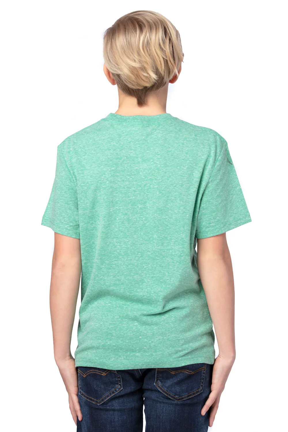 Threadfast Apparel Jugendliches Kurzarm-T-Shirt mit Rundhalsausschnitt - Grüne Bekleidung Threadfast-Apparel