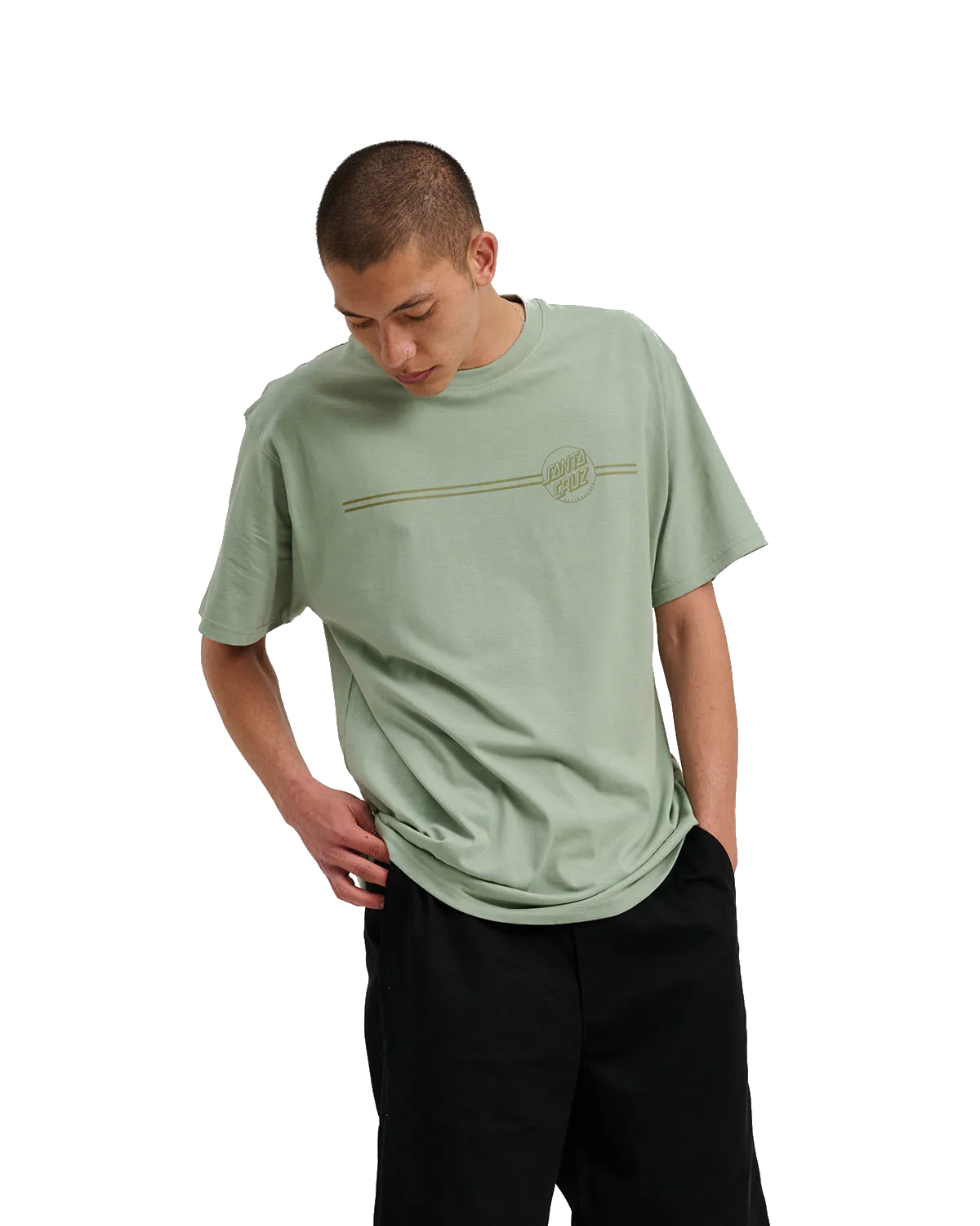 Tonal Opus Punkt T-Shirt in Mondgestein