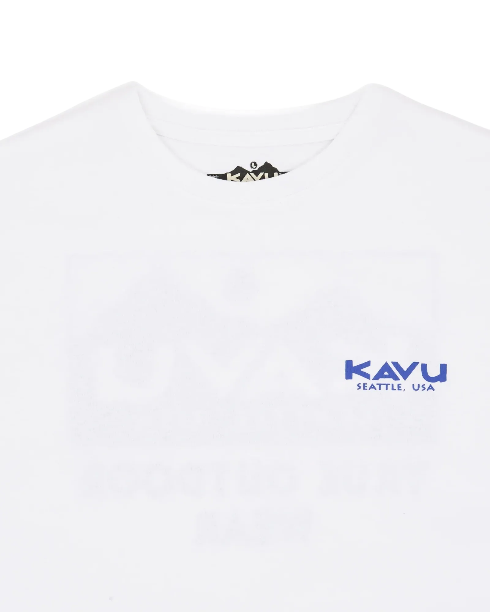 Echtes Gradienten T-Shirt in Weiß