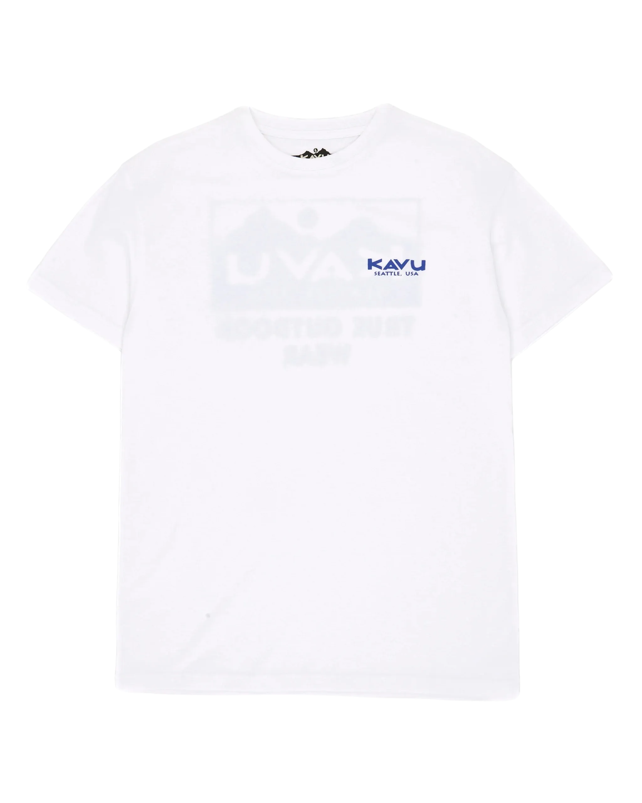Echtes Gradienten T-Shirt in Weiß