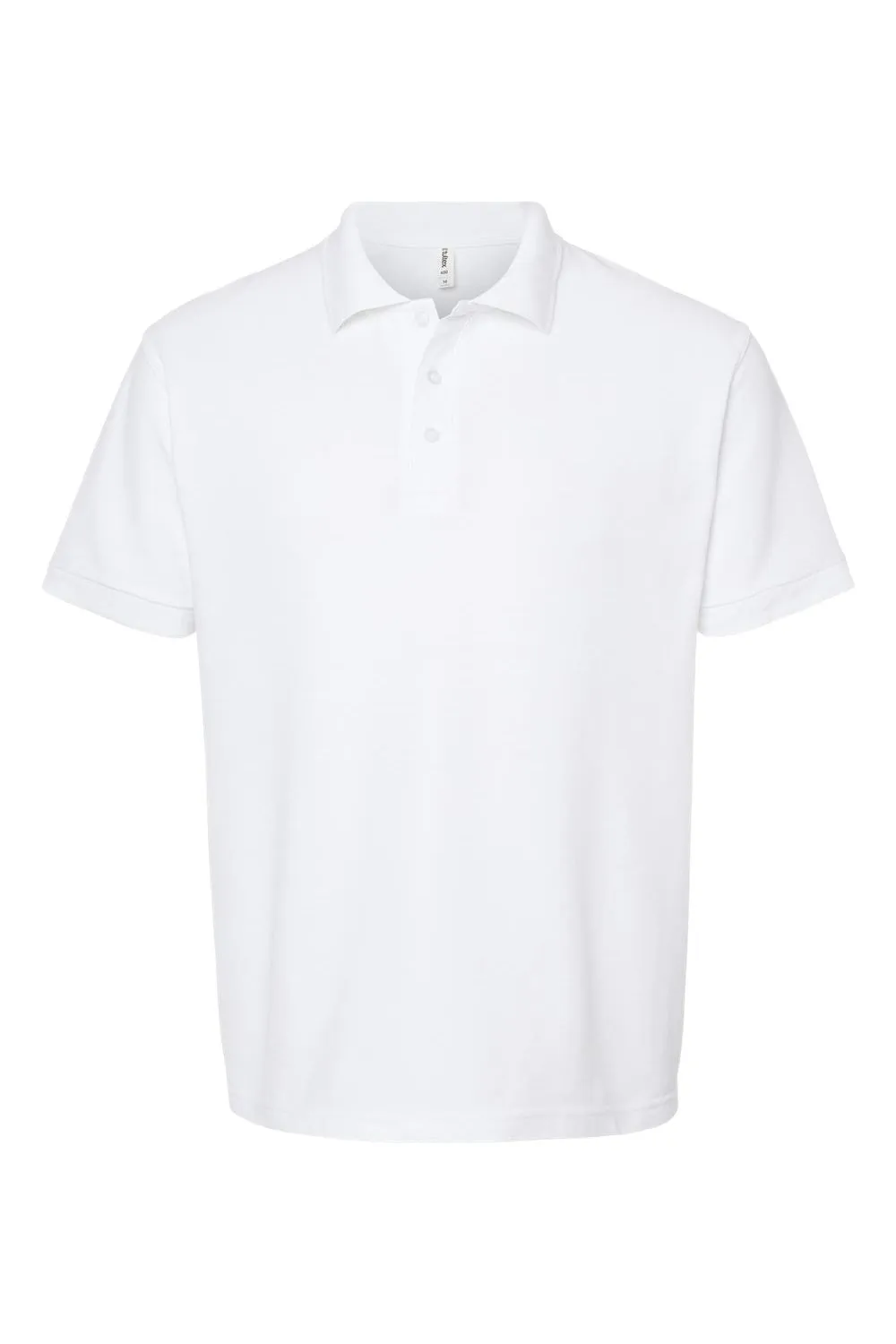 Tultex Herren Sport Polohemd mit kurzen Ärmeln - Weiße Kleidung Tultex