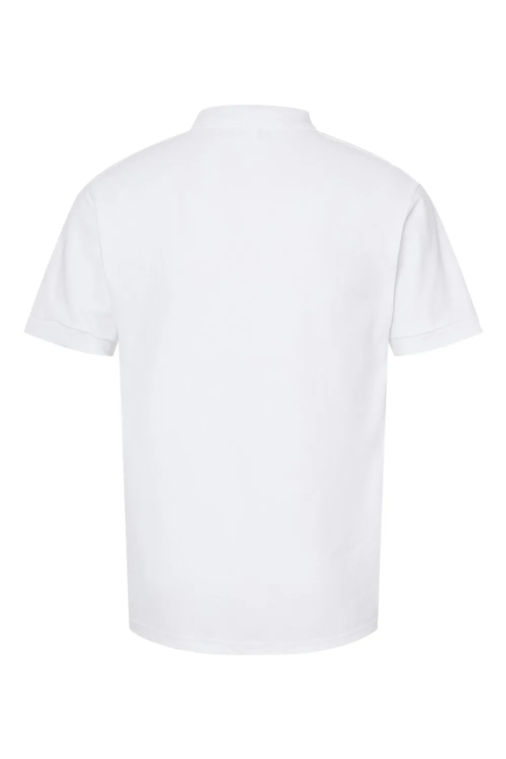 Tultex Herren Sport Polohemd mit kurzen Ärmeln - Weiße Kleidung Tultex