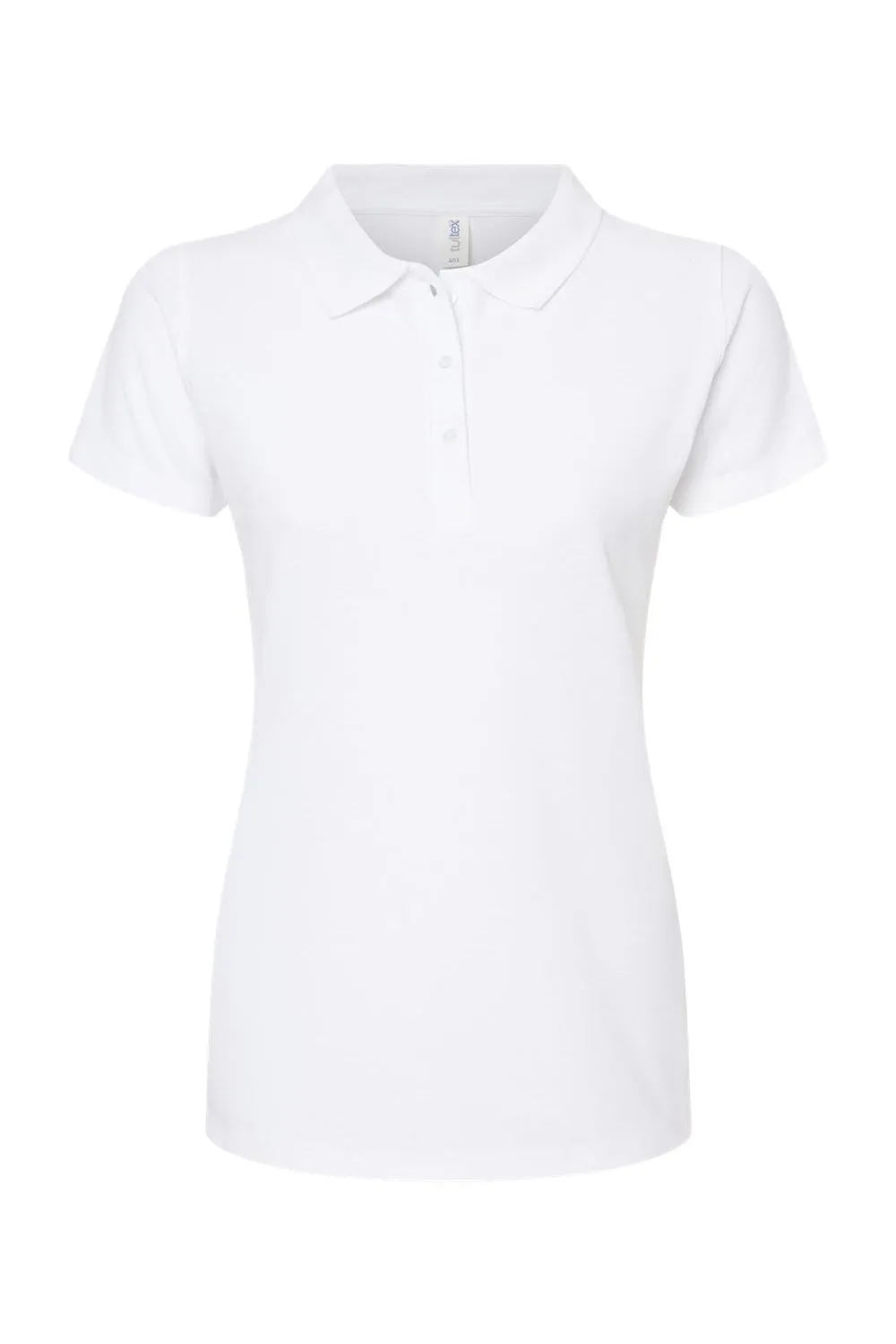 Tultex Damen Sport Polohemd mit kurzen Ärmeln - Weiße Kleidung Tultex