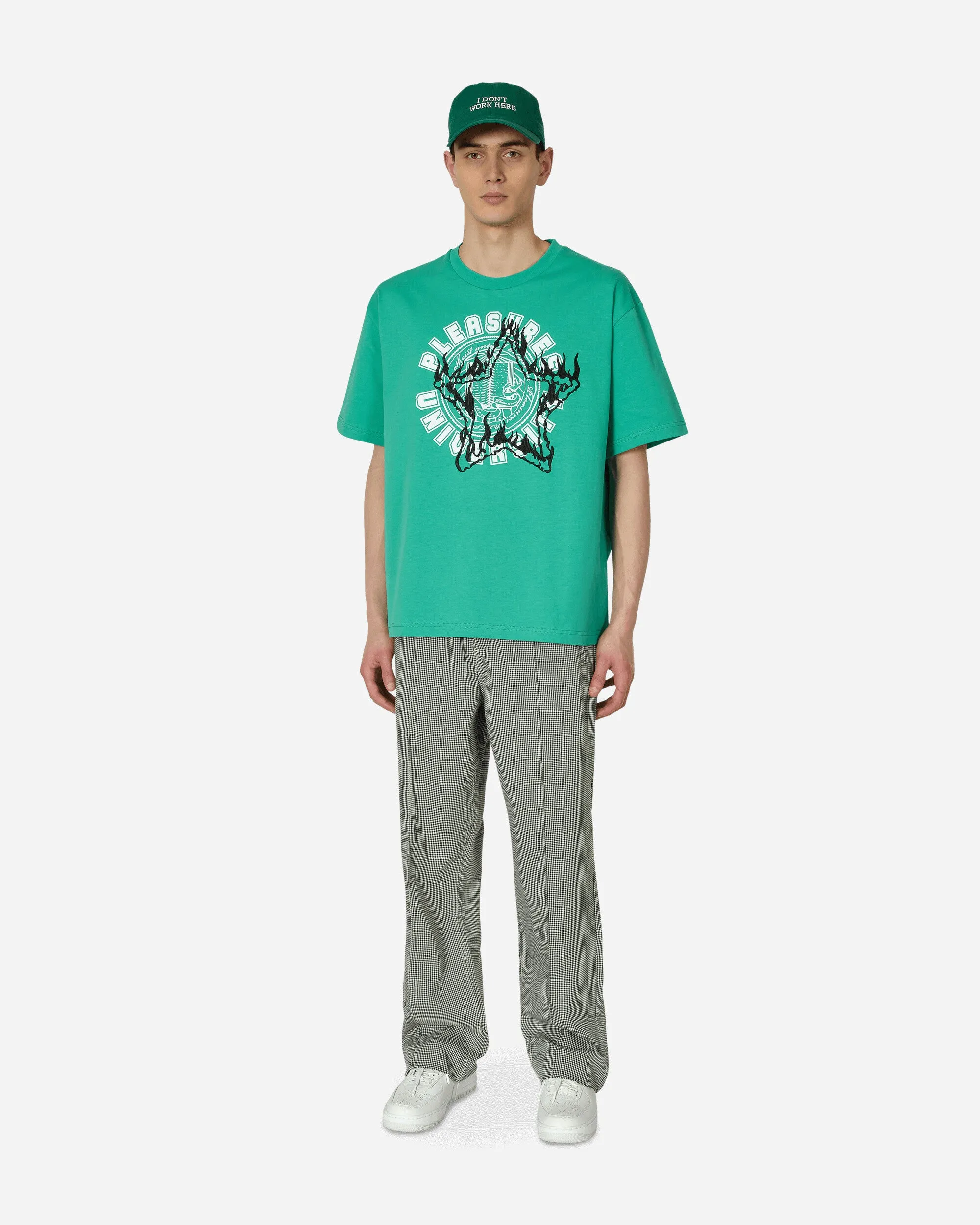 Universitäts-Schwergewicht T-Shirt Grün