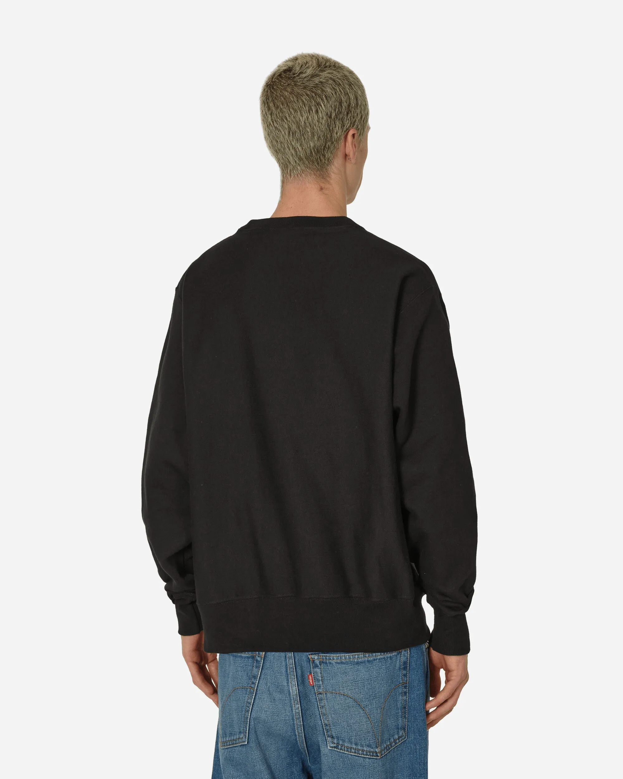 Varsity Crewneck Sweatshirt Schwarz