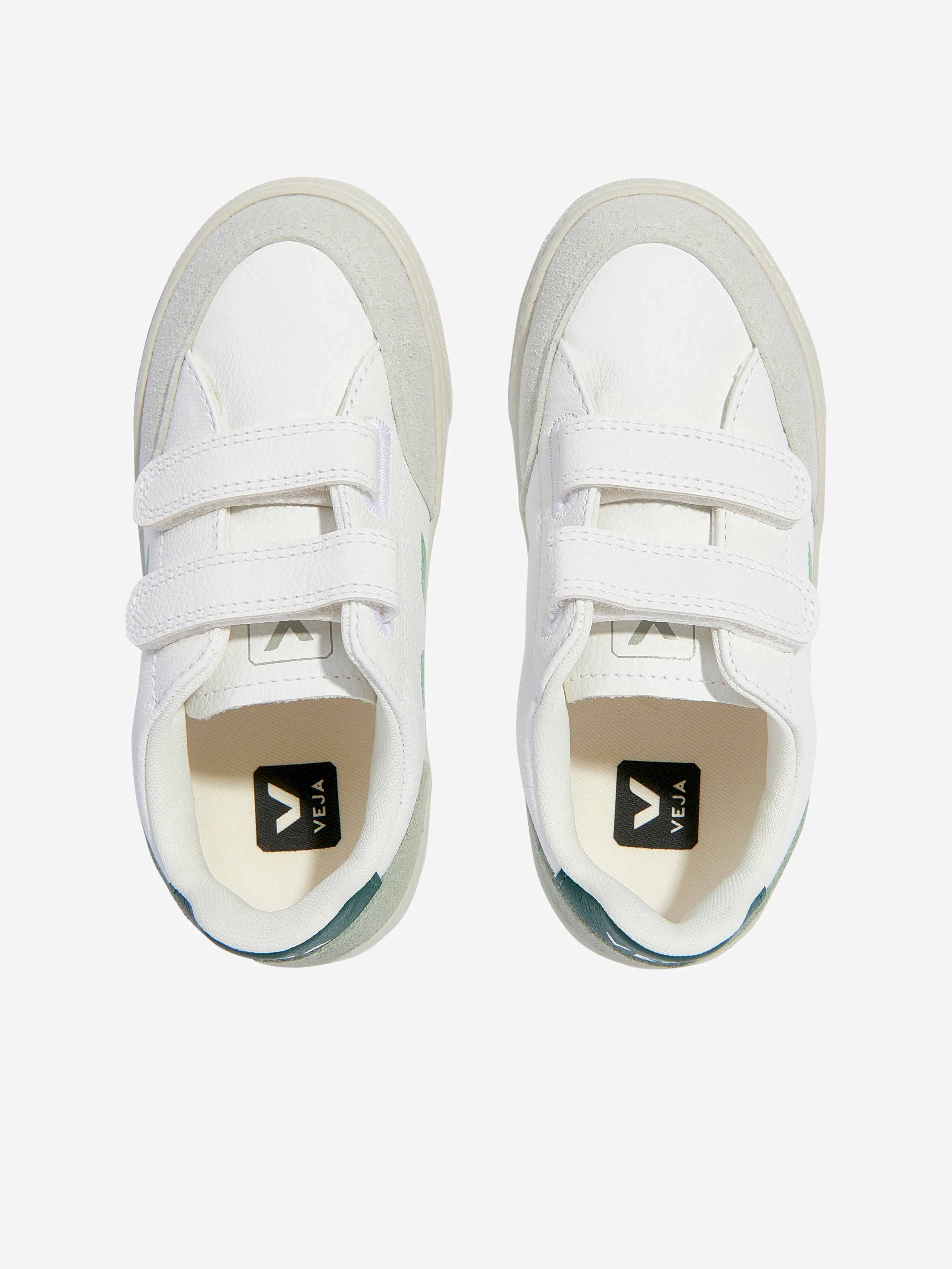 Veja Boys ChromeFree Leder V-12 Turnschuhe in Weiß