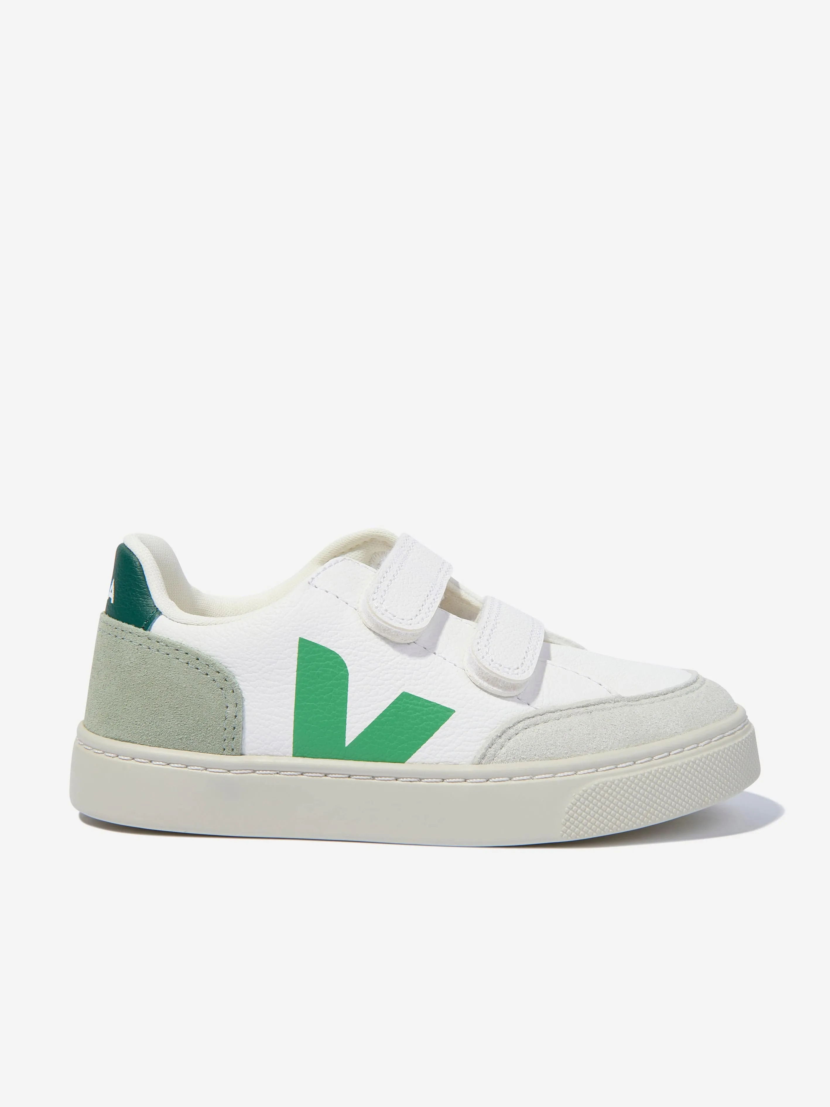 Veja Boys ChromeFree Leder V-12 Turnschuhe in Weiß
