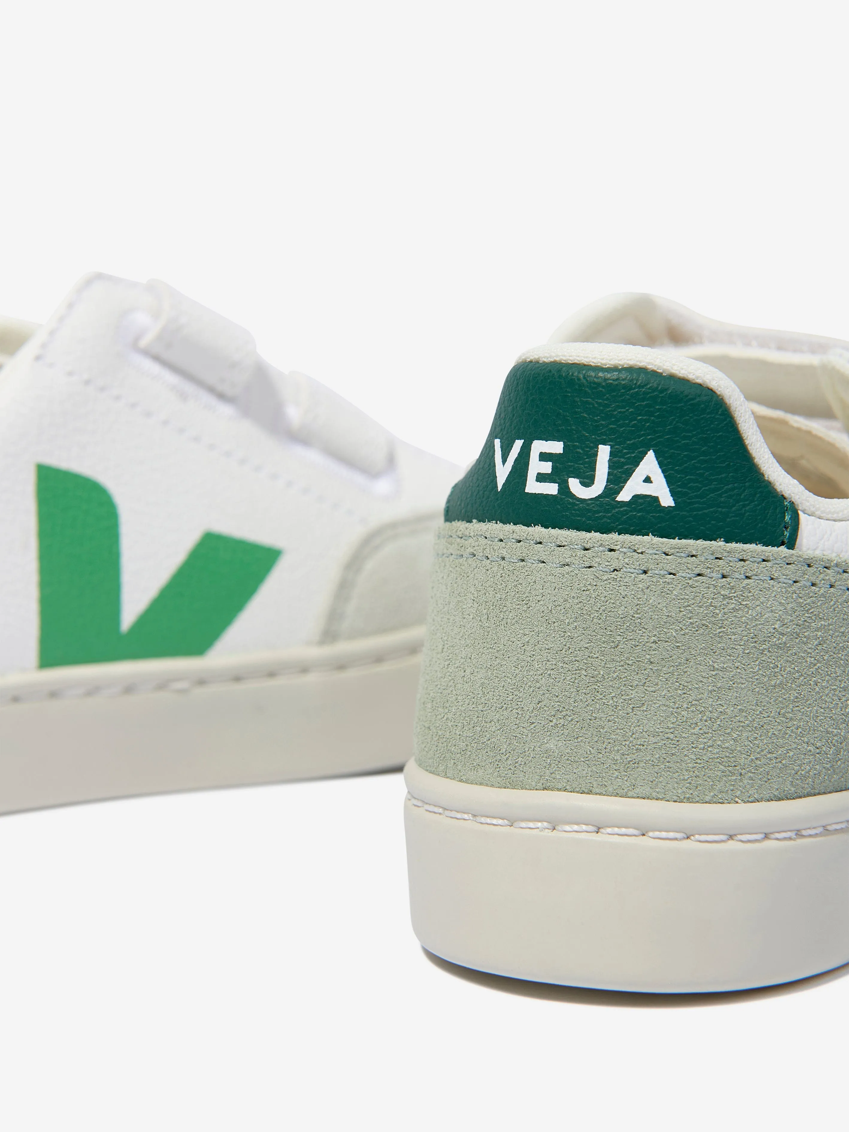 Veja Boys ChromeFree Leder V-12 Turnschuhe in Weiß