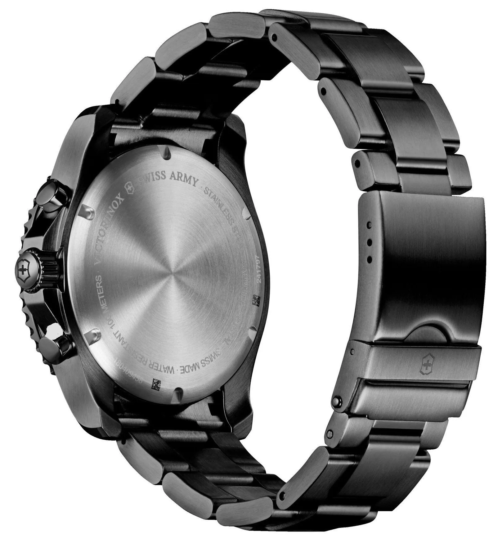 Victorinox Swiss Army Maverick Chronograph Schwarz Edelstahl Schwarzes Zifferblatt Datum Herrenuhr 241797 Victorinox Swiss Army Uhren