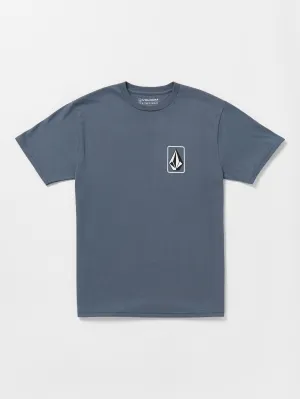 Volcom Full Pipe Short Sleeve Tee Dark Slate Volcom